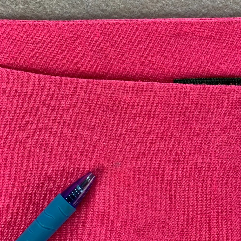 **SOLD**Lauren Ralph Lauren LRL Womens Skirt 12 Pink Linen Skater Flare Pockets - Picture 10 of 10